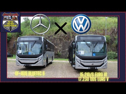 Comparativo entre CAIO Apache Vip V MB OF-1619 x VWs 15.210/S Euro 6 e 17.230 ODS Euro V