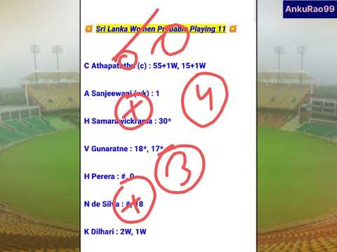 SL-W vs ENG-W 3rd T20 Team Prediction | SL-W vs ENG-W T20 |