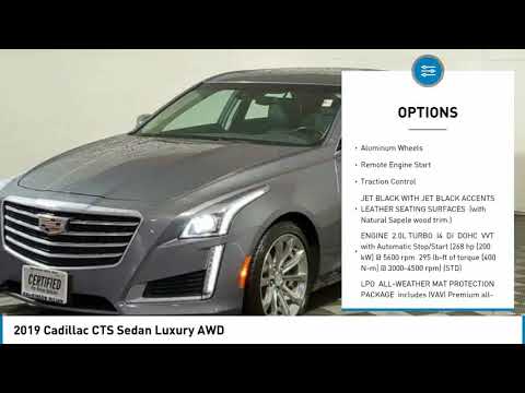 2019 Cadillac CTS Sedan W44782