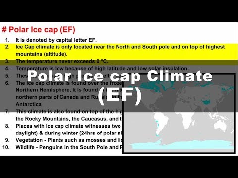 Koppen Scheme - Polar Ice cap Climate (EF) | UPSC IAS Geography