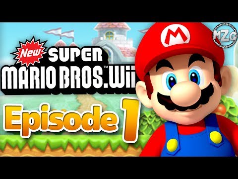 New Super Mario Bros. Wii Gameplay Walkthrough - Episode 1 - World 1! (Nintendo Wii)