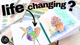 7 Watercolor Sketches for Quiet Moments!