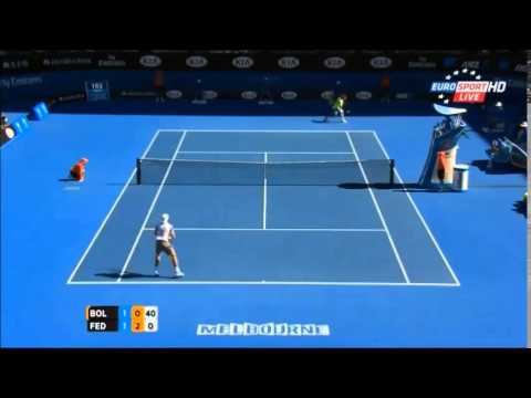 best shots of federer vs bolelli -Australian Open 2015