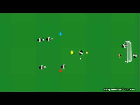 Übung: Torschuss - Klatsch und Tief