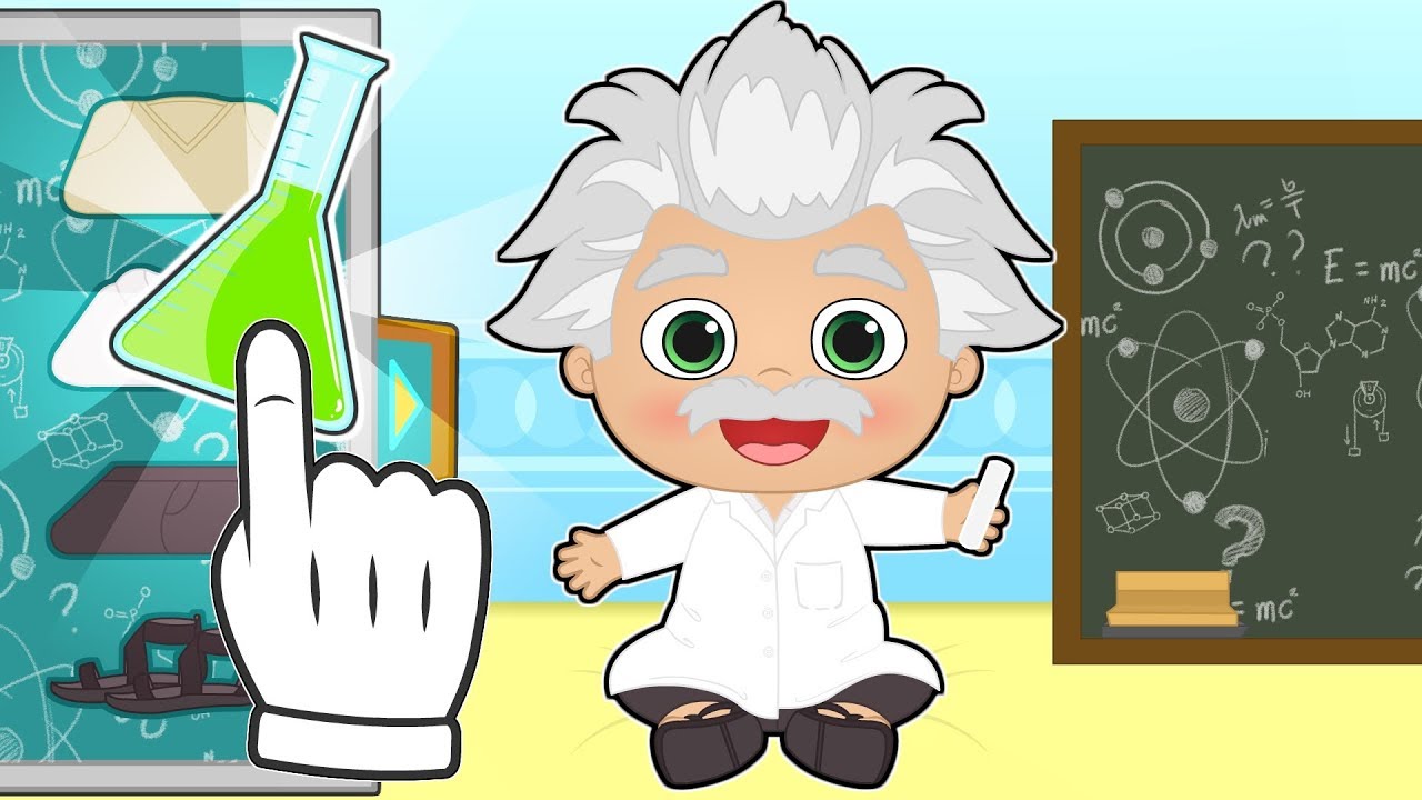 BEBE ALEX 👨‍🔬 Disfraz del científico Einstein 🔬 Dibujos animados educativos para niños