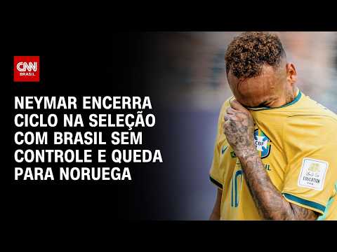 Neymar encerra ciclo na seleção com Brasil sem controle e queda para Noruega | CNN NA COPA