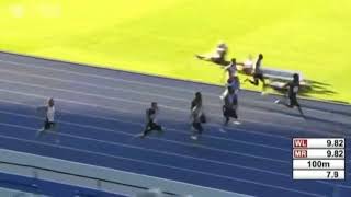 9.91 +1.0 Julian Forte no ISTAF em Berlim!