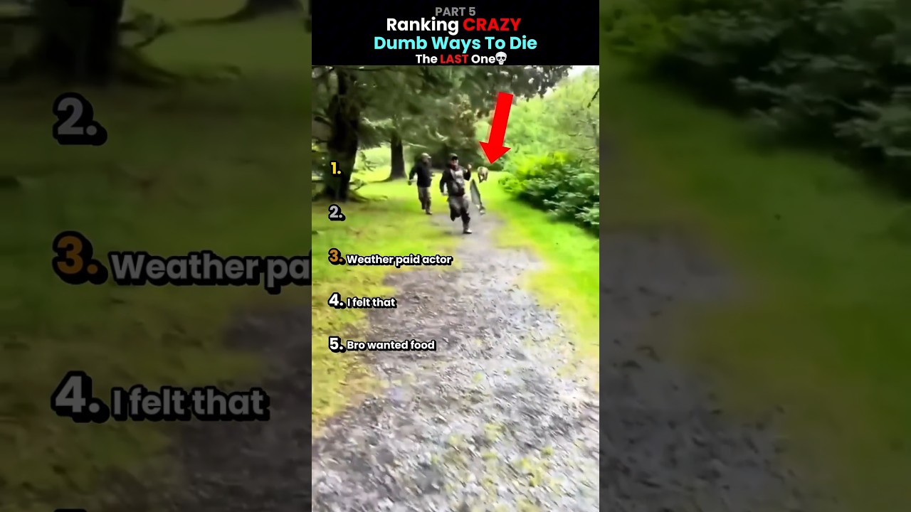 Ranking CRAZY Dumb Ways To D1e 😯🔥| PART 5 #ranking #shorts #funny #fail #usa