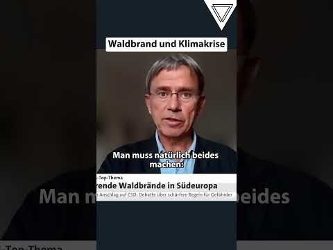 Video Thumbnail: Der Klimawandel verursacht keine Waldbrände, aber....