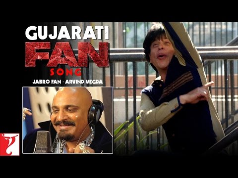 Gujarati FAN Song Anthem | Jabro Fan - Arvind Vegda | Shah Rukh Khan | #FanAnthem