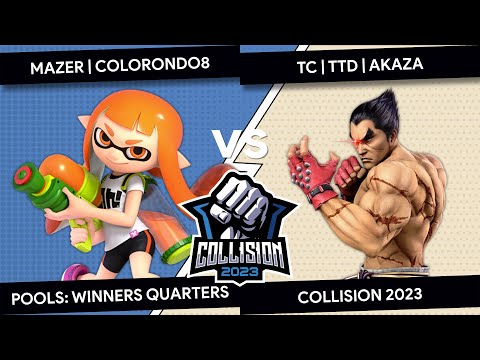 Collision 2023 - Mazer  Colorondo8(Inkling) VS Akaza(Kazuya) - Pools - Winners Quarters