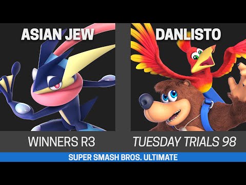Tuesday Trials 98 SSBU Winners R3 - Asian Jew (Greninja) vs Danlisto (Banjo & Kazooie)