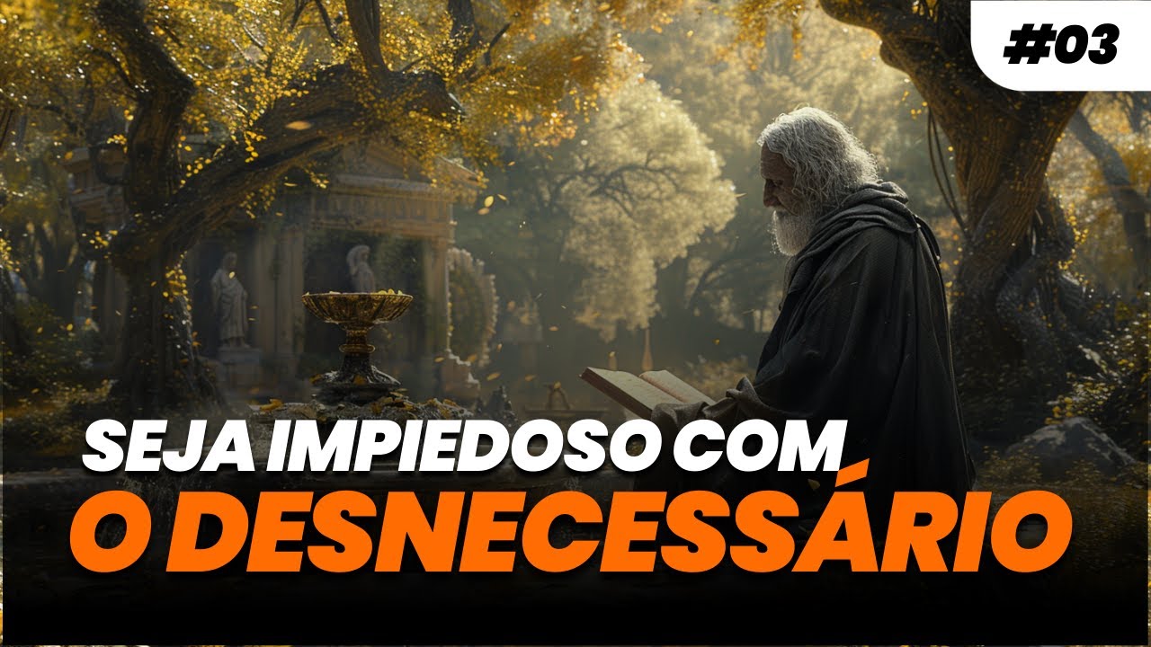 DIÁRIO ESTOICO #003 - SEJA IMPIEDOSO COM O DESNECESSÁRIO