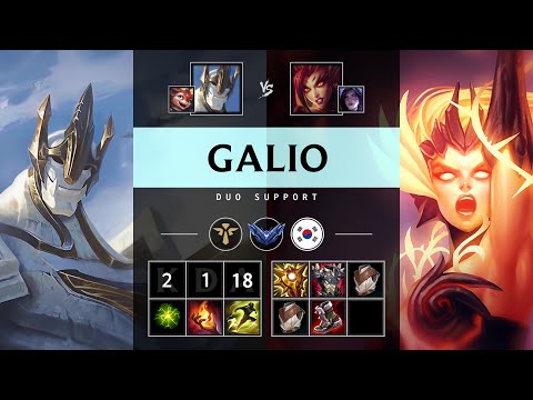 Galio Support vs Zyra - KR Diamond Patch 25.17