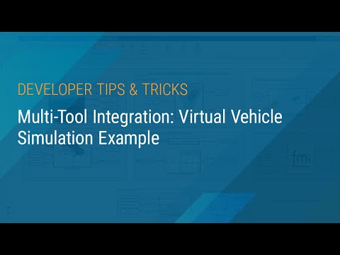 Multi Tool Integration Virtual Vehicle Simulation Example