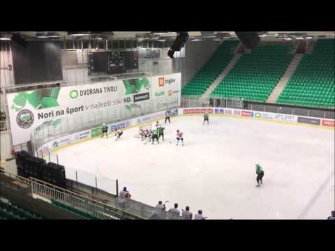 U-20 EBYSL 2.1.2017 HK Olimpija - Orli Znojmo, utrinki s tekme