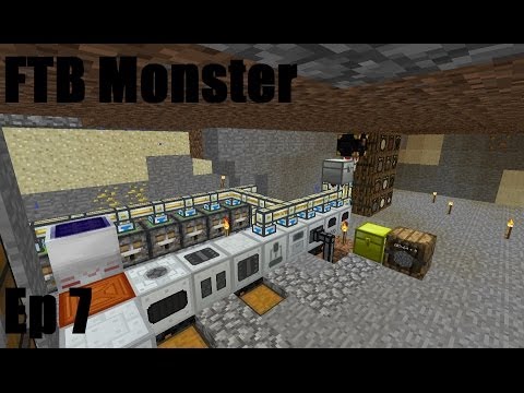 Feed The Beast Monster Ep 7 Sorting System