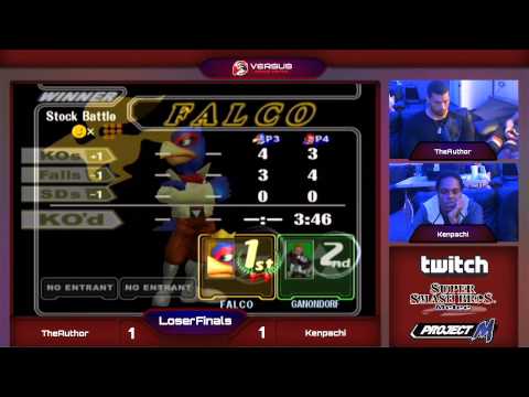 VS Weekly - Losers Final TheAuthor (Falco) vs Kenpachi (Ganon) - Melee