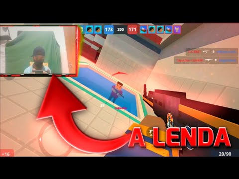 o MAIOR jogador de TODOS os TEMPOS no BLOCK STRIKE! Jogando WEBCAM primeira vez!