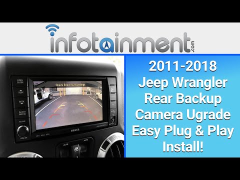 2007-2018 Jeep Wrangler - Rear Backup Camera Kit Upgrade - Easy Plug & Play Install!