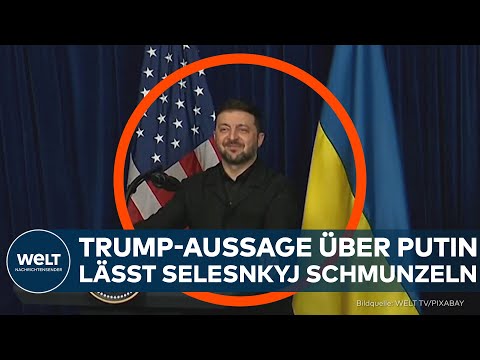 UKRAINE-VERHANDLUNGEN: Kaum Ergebnisse! – Eine Trump-Aussage über Putin lässt Selenskyj schmunzeln