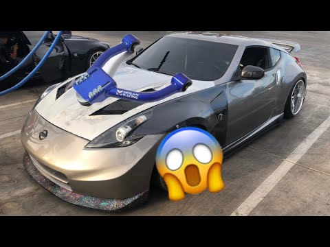 370z Nismo fromt camber arm installation! (CRAZY CAMBER RESULTS!!)