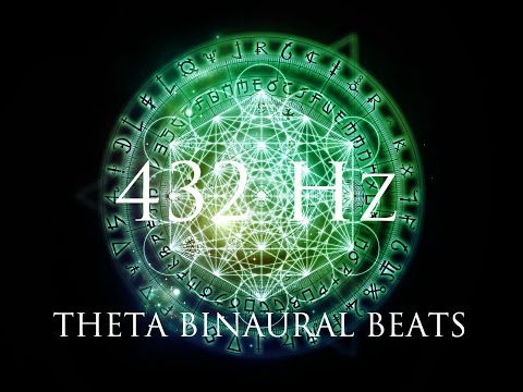 DEEP Theta Binaural Beats ➤ LET GO of Fear, Overthinking & Worries ➤ 432Hz Deep Relaxation