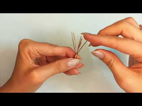 Micro Pendant Pendant Wire Wrapping - How to wire wrap tiny and small stone to make wire jewelry