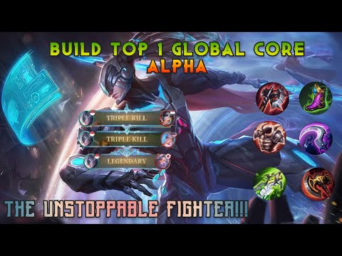 Alpha Core Gameplay | Solo Rank | Triple Kill + 15 Kills | Unstoppable | Mobile Legends Bang Bang