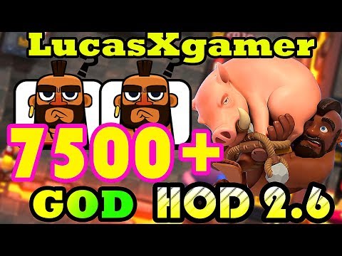 LucasXgamer 7500+ Hog cycle  2.6 gameplays - Clash Royale