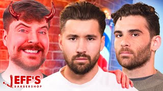 HASAN PIKER THINKS MR BEAST IS THE DEVIL | Jeff’s Barbershop