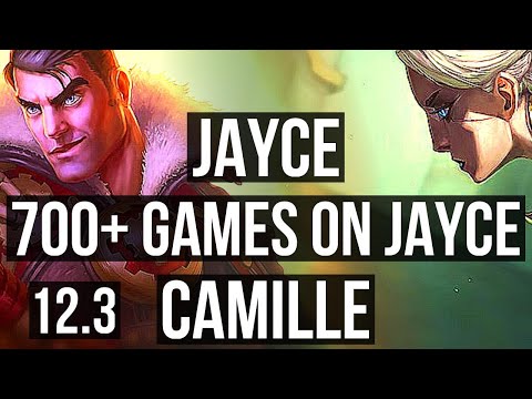 JAYCE vs CAMILLE (TOP) | 6 solo kills, 700+ games, 1.1M mastery, Godlike | EUW Master | 12.3