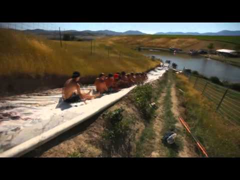 Human Slingshot Slip and Slide - Vooray Vs. Chthonic