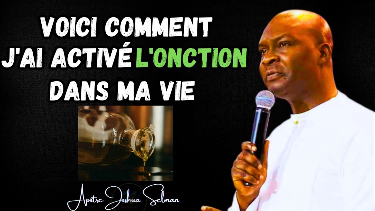 Voici comment activer l'onction reçue| Apôtre Joshua Selman en Français| Noble Inspiration
