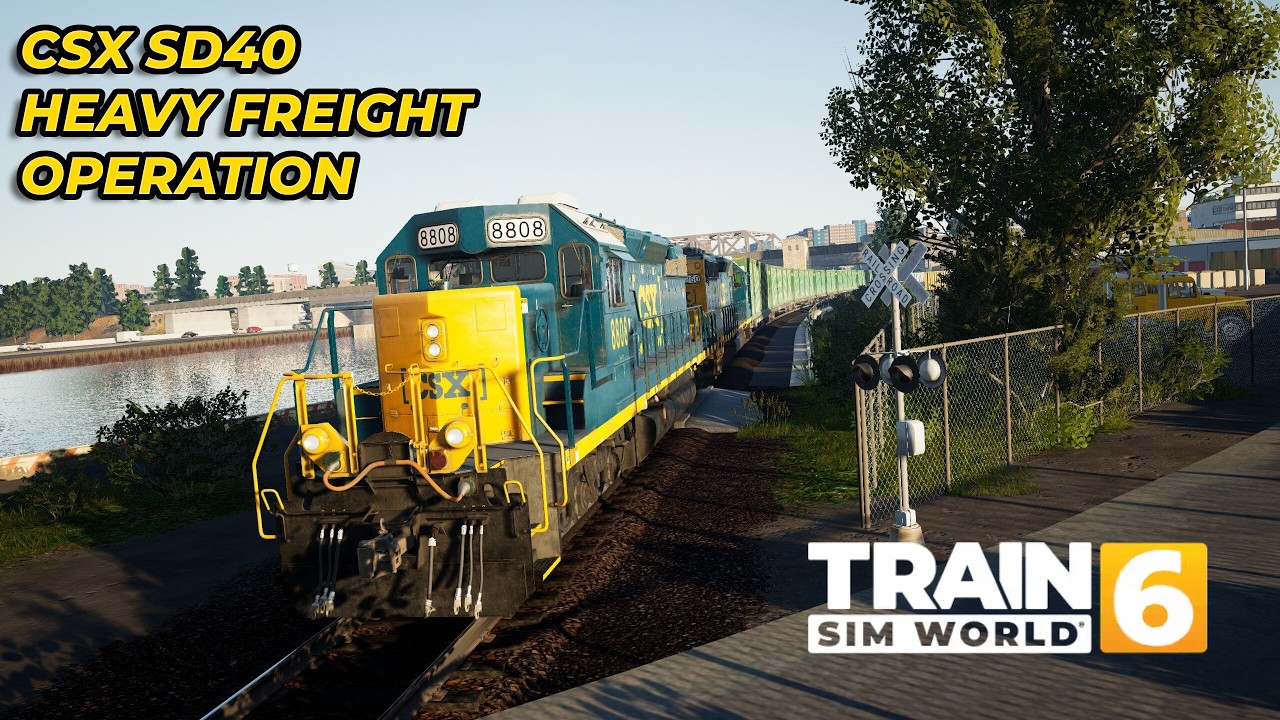 Train Sim World 6 | CSX SD40-2 Empty Trash Train to Oak Point Yard | Northeast Corridor Route