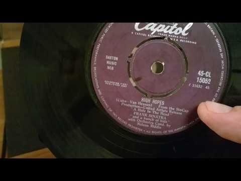 Frank Sinatra - High Hopes - Capitol 45rpm Record - Dual 1215 stacker Auto Changer