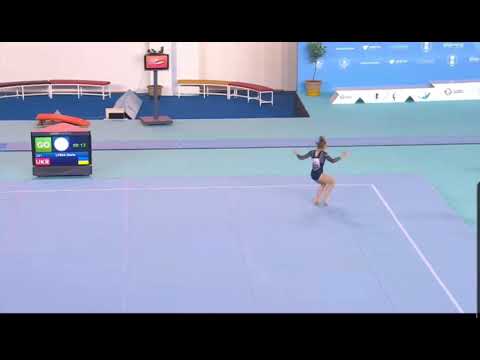 Daria Lyska- 2020 European Juniors Gymnastics Championships- Floor finals