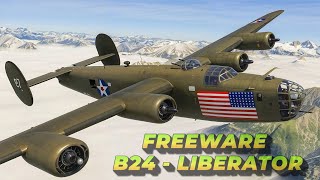 Clouds of Fire | B-24 Liberator Repack | Freeware Plane MSFS | 4K
