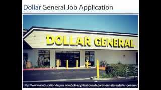 Dollar General Job Application