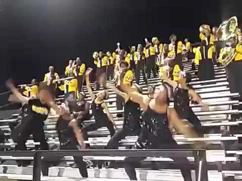 10/16/2015 LRHS Marching Band in the Stands