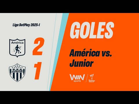 América vs. Junior (goals) | Liga BetPlay Dimayor 2025-2021 | Home Runs - Matchday 2