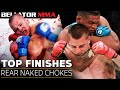 6 INSANE Rear Choke MMA Submissions | Bellator MMA