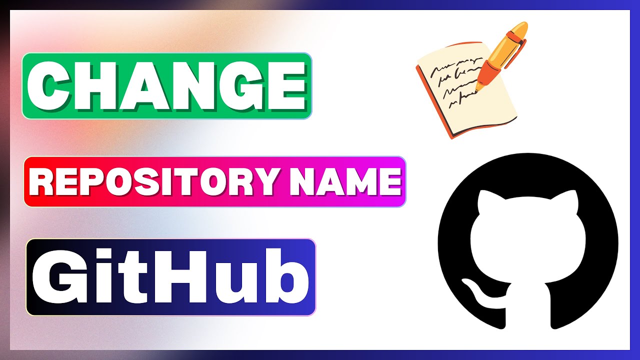 How To Change Repository Name In GitHub | Rename A Repository In GitHub
