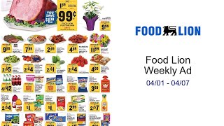 Food Lion Weekly Ad 04/01 - 04/07