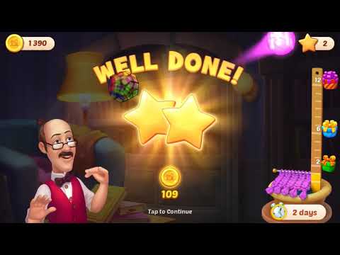 Homescapes Level 659 With No Boosters - Super Hard Level - Bonus Scene With Austin