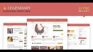 Preview Legendary | Multi-purpose PSD Template Creative