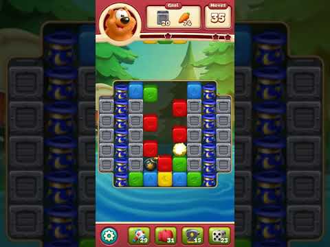 Toon blast Level 286 NO BOOSTERS 3 stars