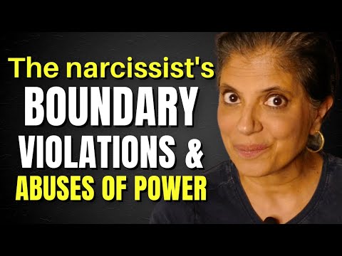 The narcissist's boundary violations