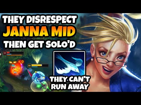 No one thinks Janna Mid does damage, then I solo kill them