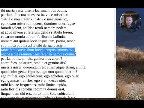 Catullus 63. (2023 reading)